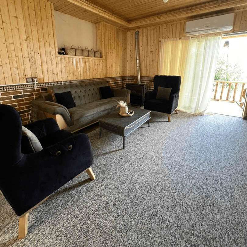 کلبه جنگلی جکوزی دار در روستا کبریاکلا - بابل نما کلبه