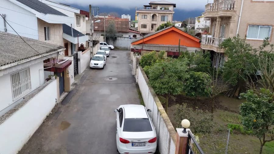 محوطه بیرونی ویلا