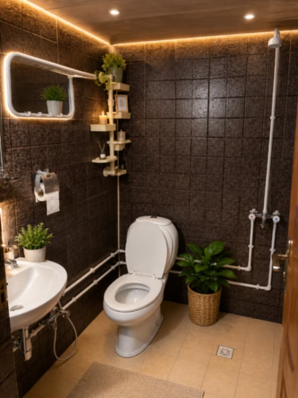 حمام وسرویس فرنگی