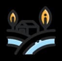 محدوده نزدیک به مسیرهای دسترسی بختگان