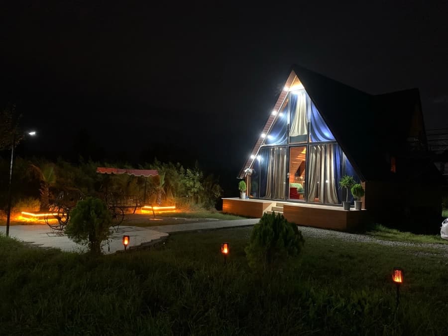 نمای کلبه