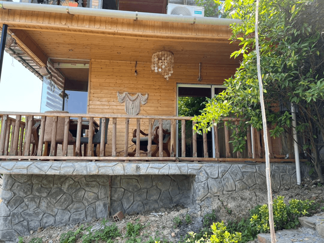 کلبه جنگلی جکوزی دار در روستا کبریاکلا - بابل