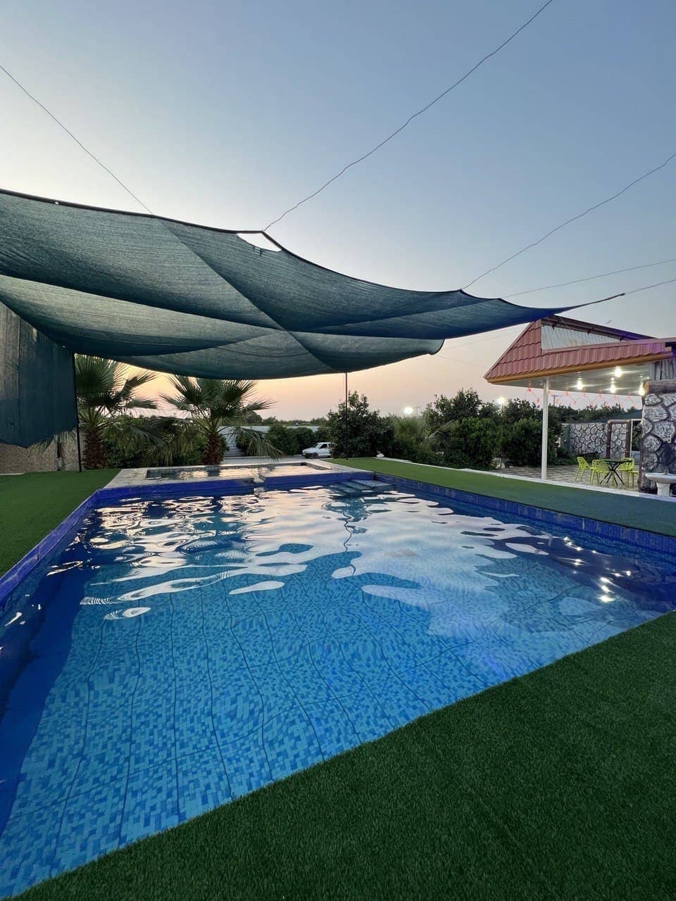 اجاره باغ با استخر روباز در قعله قاضی دزفول 100 متری دو خواب