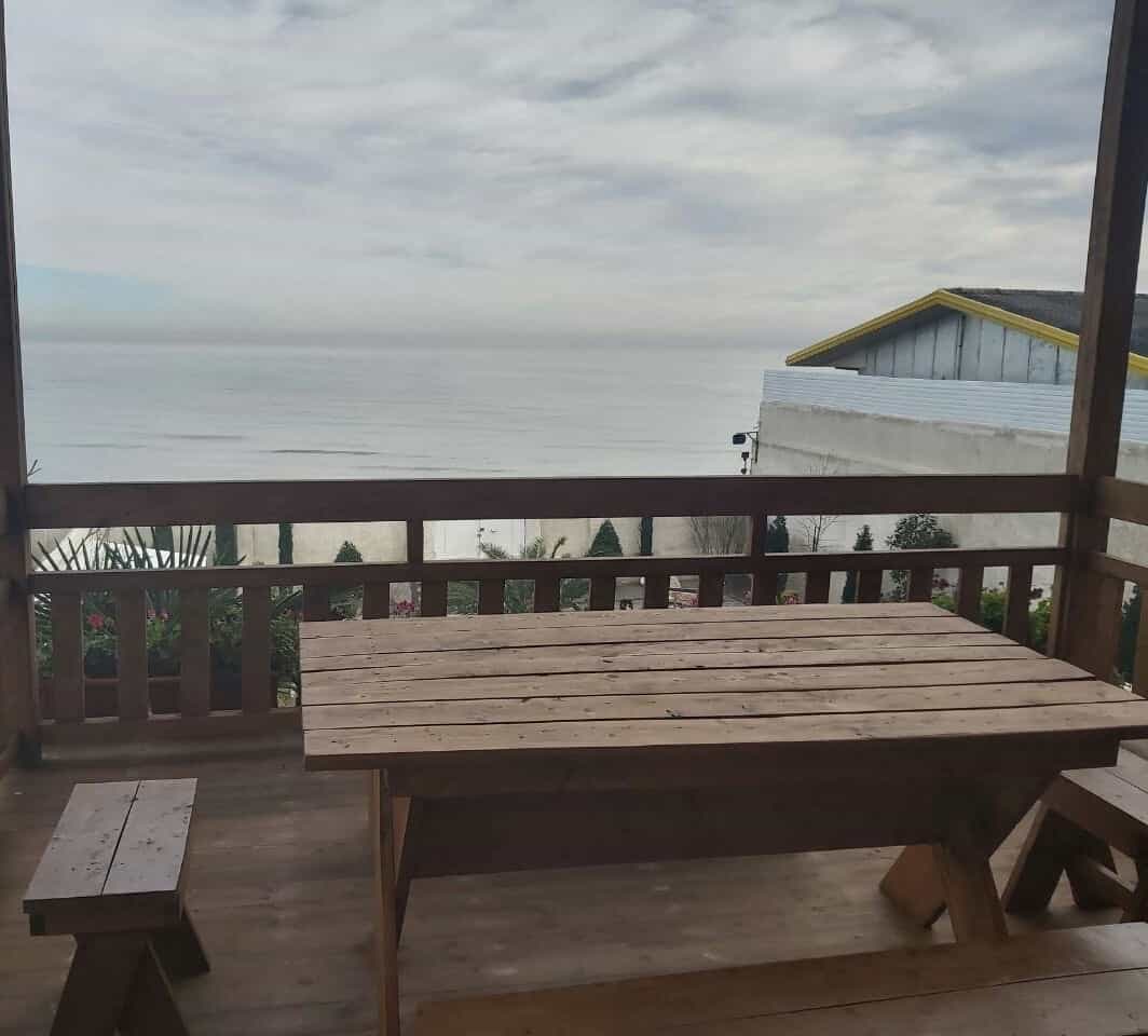 اجاره ویلا چوبی استخردار با ویو دریا - هریس