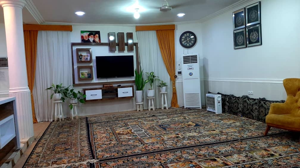 اجاره منزل مبله دوخوابه در پارک بنگسار بندر سیراف بوشهر-همکف210 متری