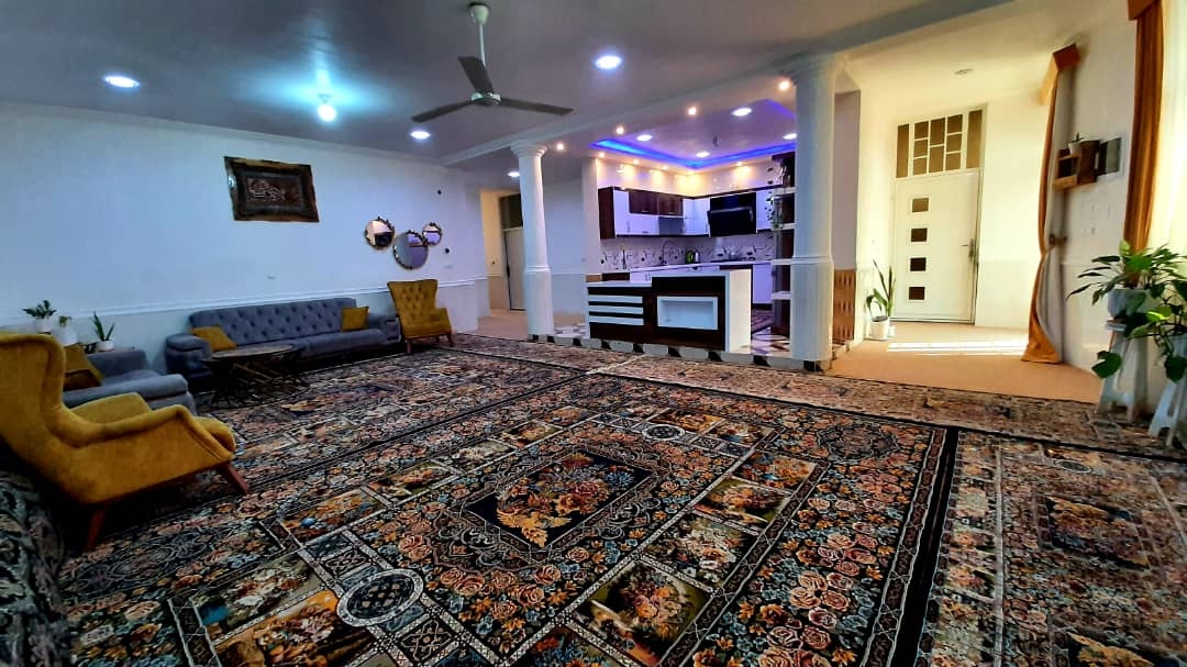 اجاره منزل مبله دوخوابه در پارک بنگسار بندر سیراف بوشهر-همکف210 متری