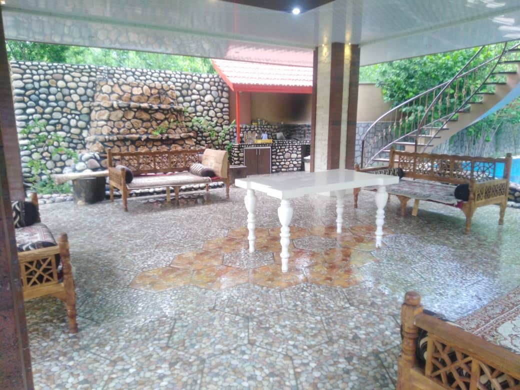 اجاره ویلا دوخوابه با استخر روباز وشمندجان باغبهادران-طبقه ی اول