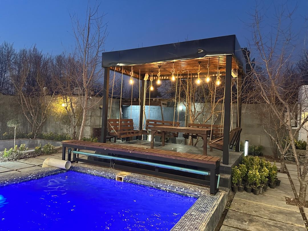 اجاره ویلا استخر روباز آب گرم در لشکرآباد سهیلیه - آرامش2