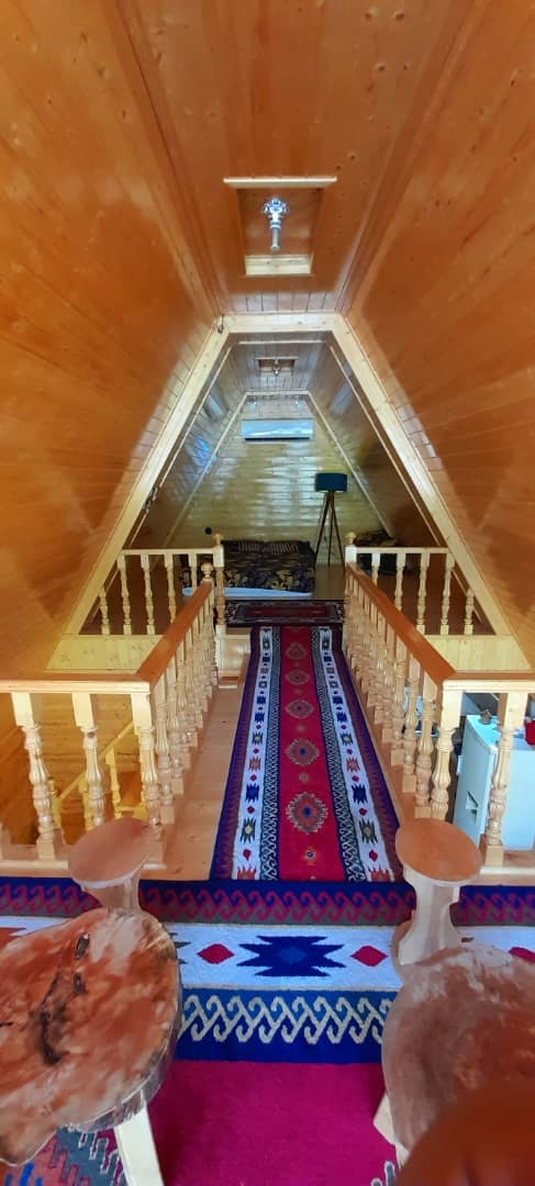 اجاره کلبه سوئیسی جکوزی دار در روستای جوارم - زیرآب