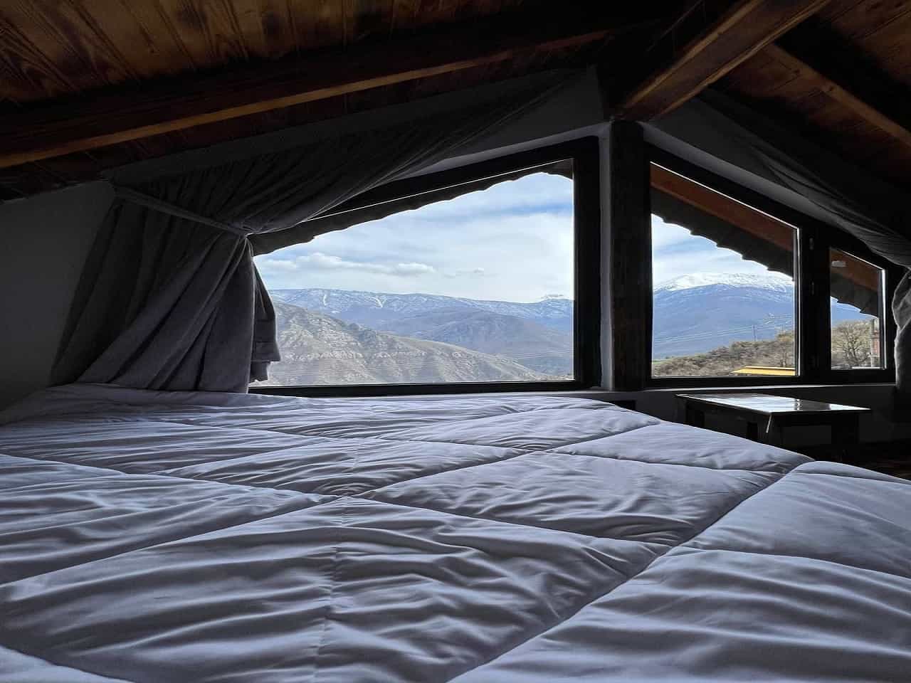 ویلا کوهستانی با جکوزی در روستای طویر مرزن آباد