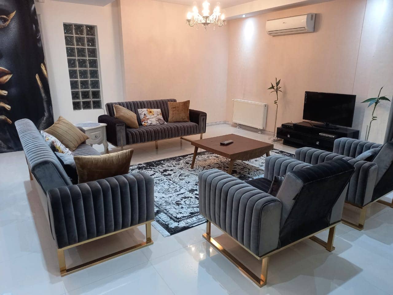 اجاره آپارتمان مبله در وکیل آباد فکوری-دوخوابه همکف