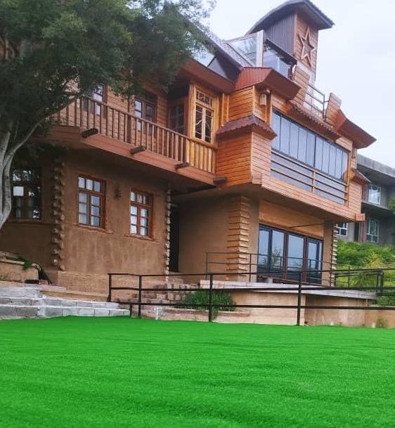 اجاره کلبه جنگلی جکوزی دار در روستا حشمت آباد رستم آباد- vipسپهر