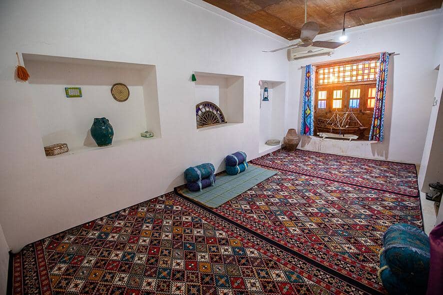 اجاره اتاق بومگردی در بندر رستمی - جهاز بوم