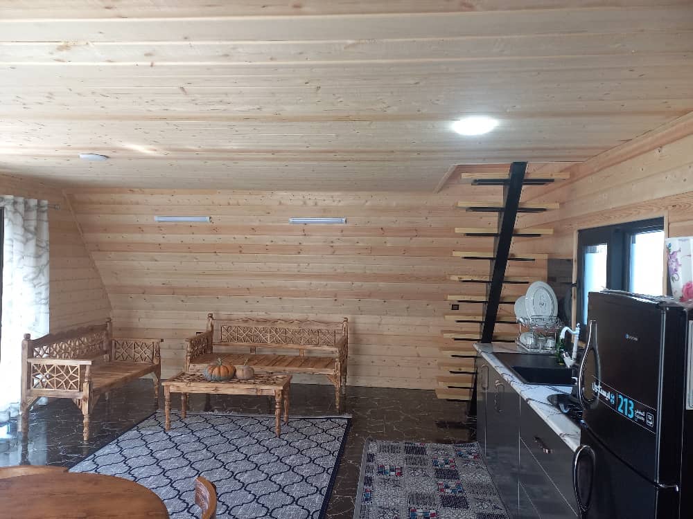 اجاره کلبه سوئیسی دو خواب در روستای اولم - 70 متر