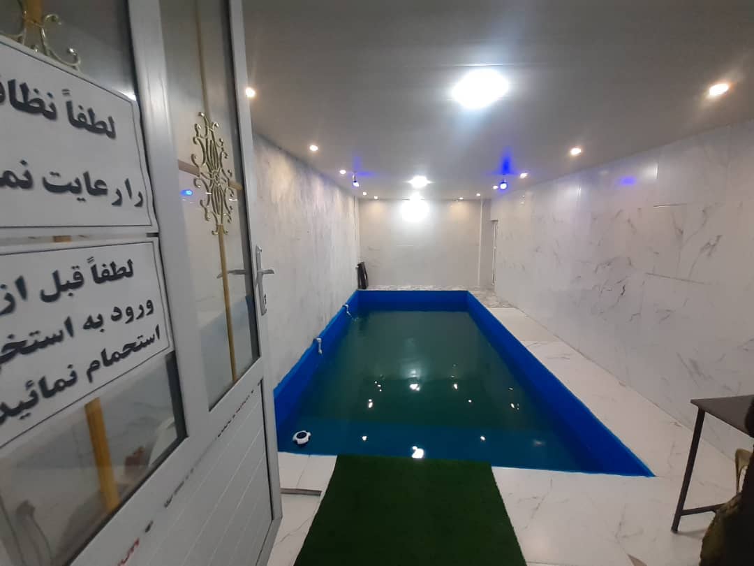 اجاره کلبه با استخر سرپوشیده آبگرم در خمام