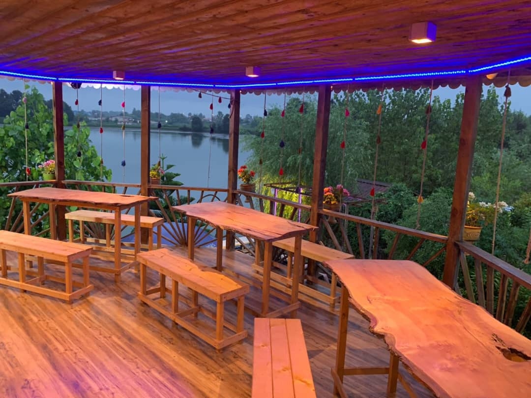 اجاره اتاق بوم گردی در روستای لیشاوندان رشت - 1  ویو برکه آب