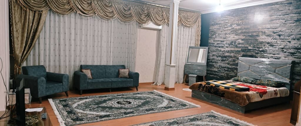 اجاره آپارتمان دوخوابه در تبریز - طبقه اول سالن