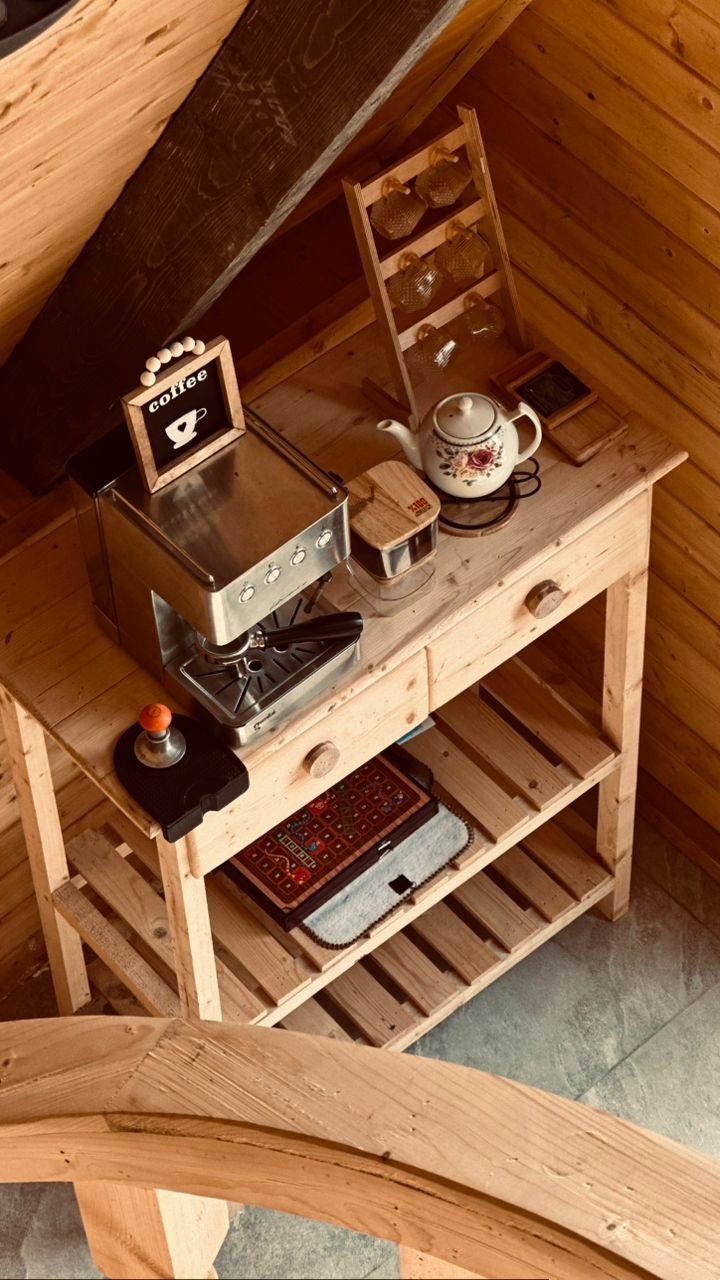 کلبه سوئیسی دوبلکس جنگلی در روستای سرخکلا زیرآب  - دو خواب نما