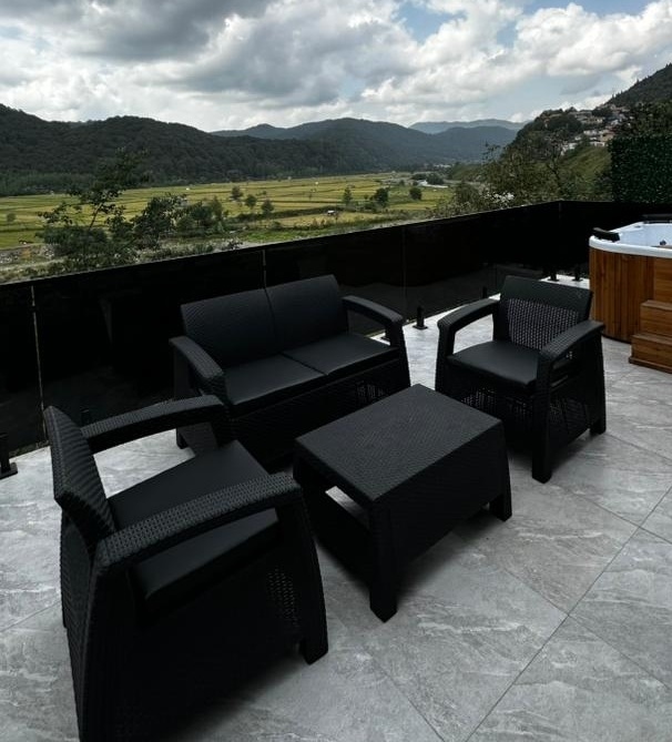 کلبه سوئیسی دوبلکس جنگلی در روستای سرخکلا زیرآب  - دو خواب نما