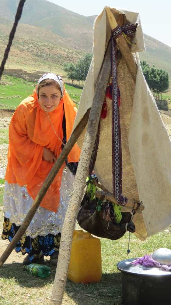 اجاره چادر بومگردی عشایری در حومه چلگرد - کوهرنگ