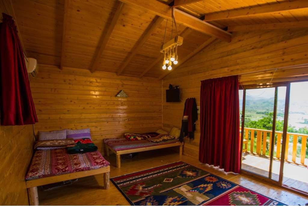 اجاره کلبه چوبی جنگلی در مرزیکلا شیرگاه