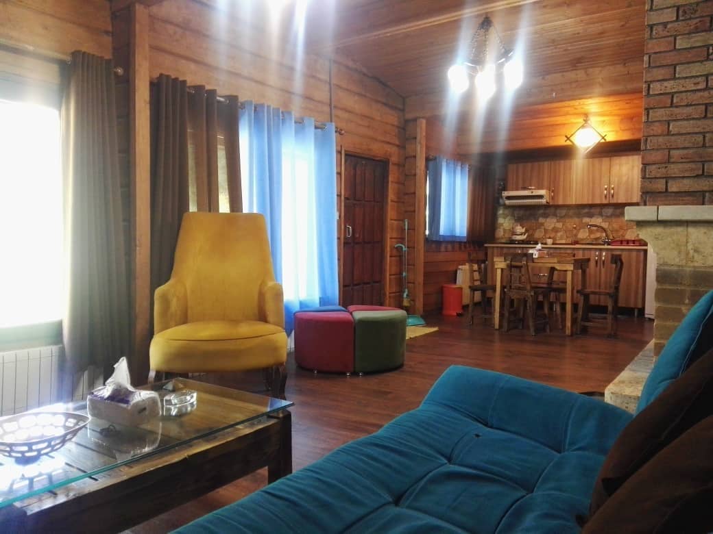 اجاره کلبه چوبی وسط جنگل دردیزین -واحد1