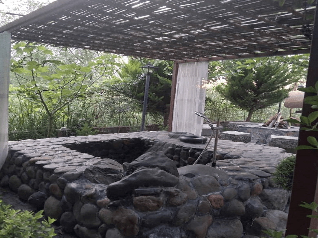 اجاره کلبه ساحلی در رودسر - 120 متری نما کلبه