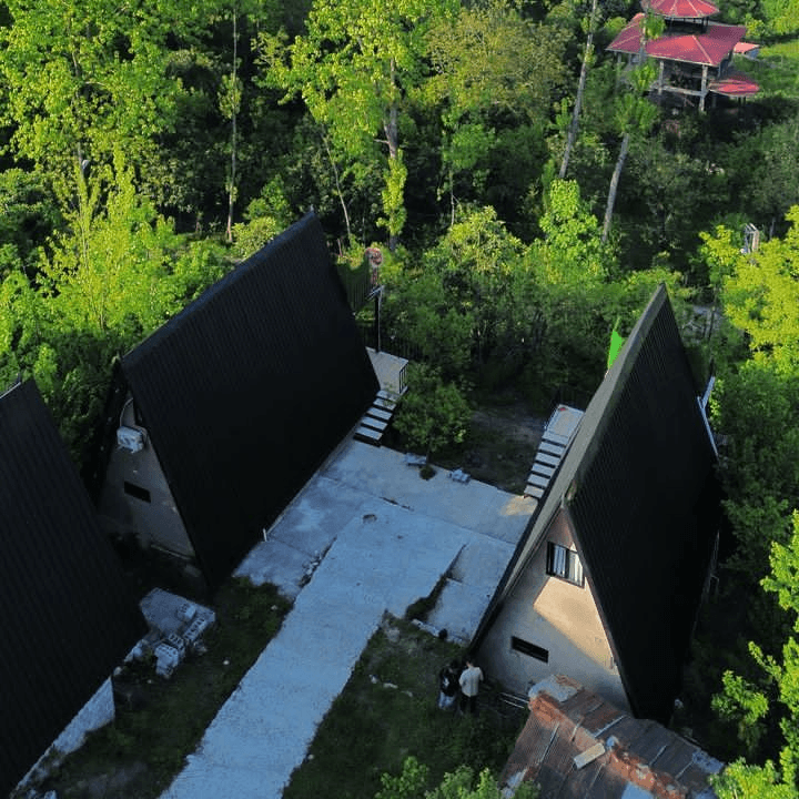 کلبه سوئیسی دوبلکس جکوزی دار در اربه کله - دو خواب