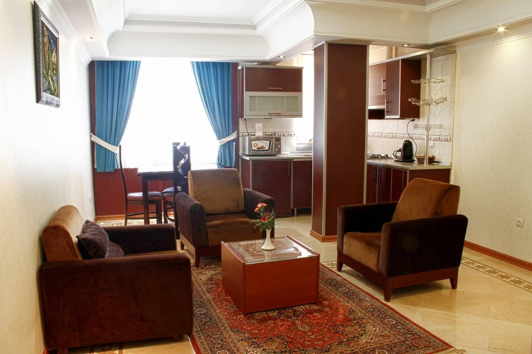 اجاره آپارتمان مبله دو خوابه در میرداماد - شمال شرق تهران