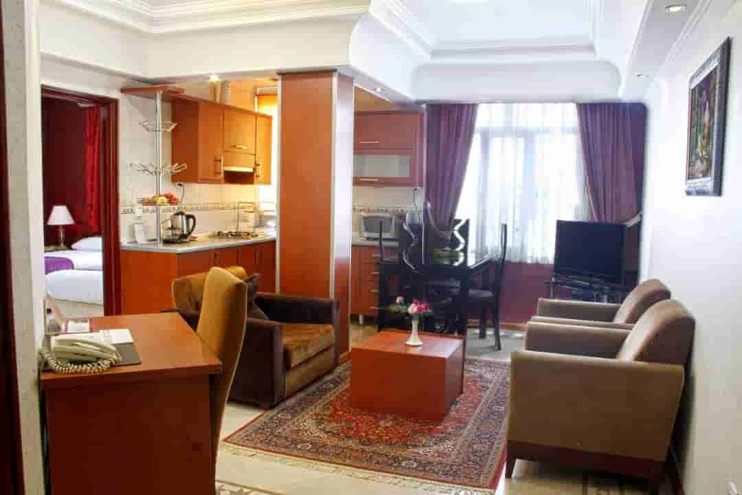 عکس اجاره آپارتمان مبله دو خوابه در میرداماد - شمال شرق تهران