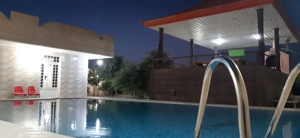 اجاره باغ با استخر روباز در صفی آباد دزفول