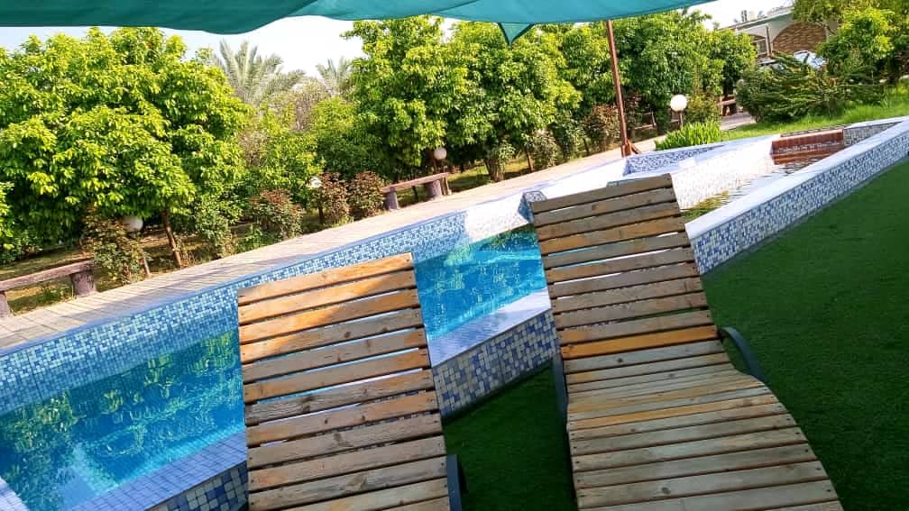 اجاره ویلا بااستخر اب گرم در قلعه سید شمس آباد - دزفول