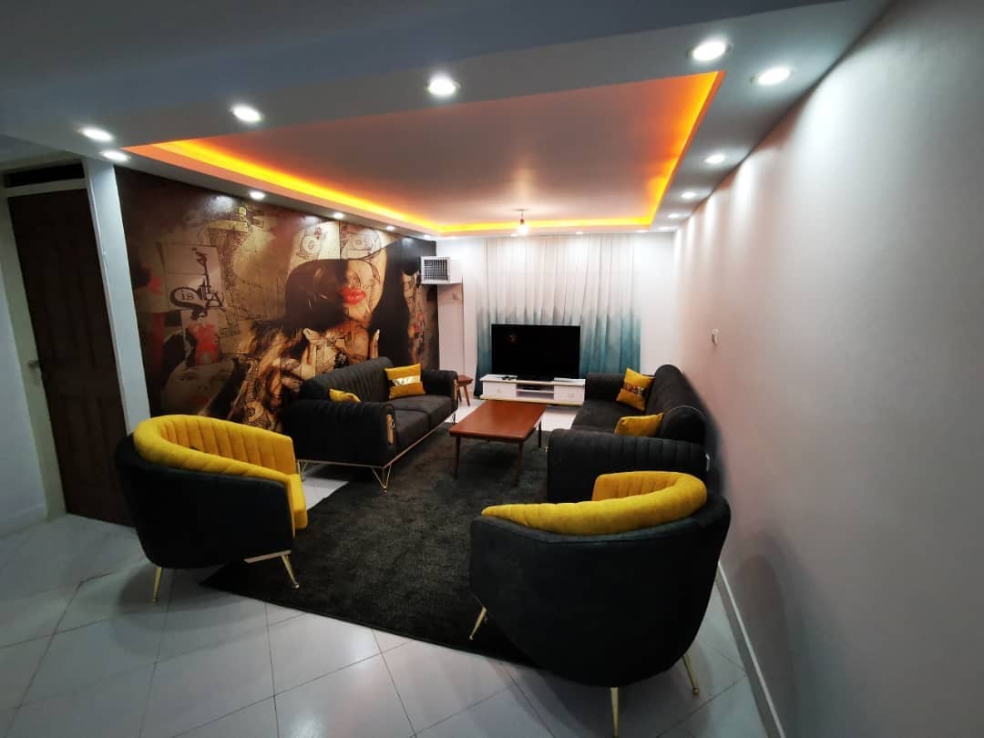 اجاره آپارتمان مبله دوخوابه در غرب تهران - سعادت آباد طبقه ی اول