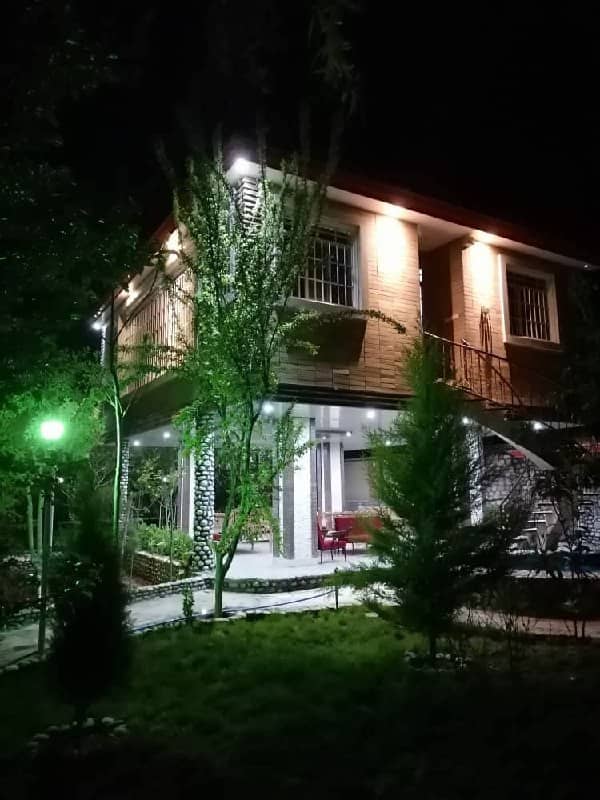 اجاره ویلا دوخوابه با استخر روباز وشمندجان باغبهادران-طبقه ی اول