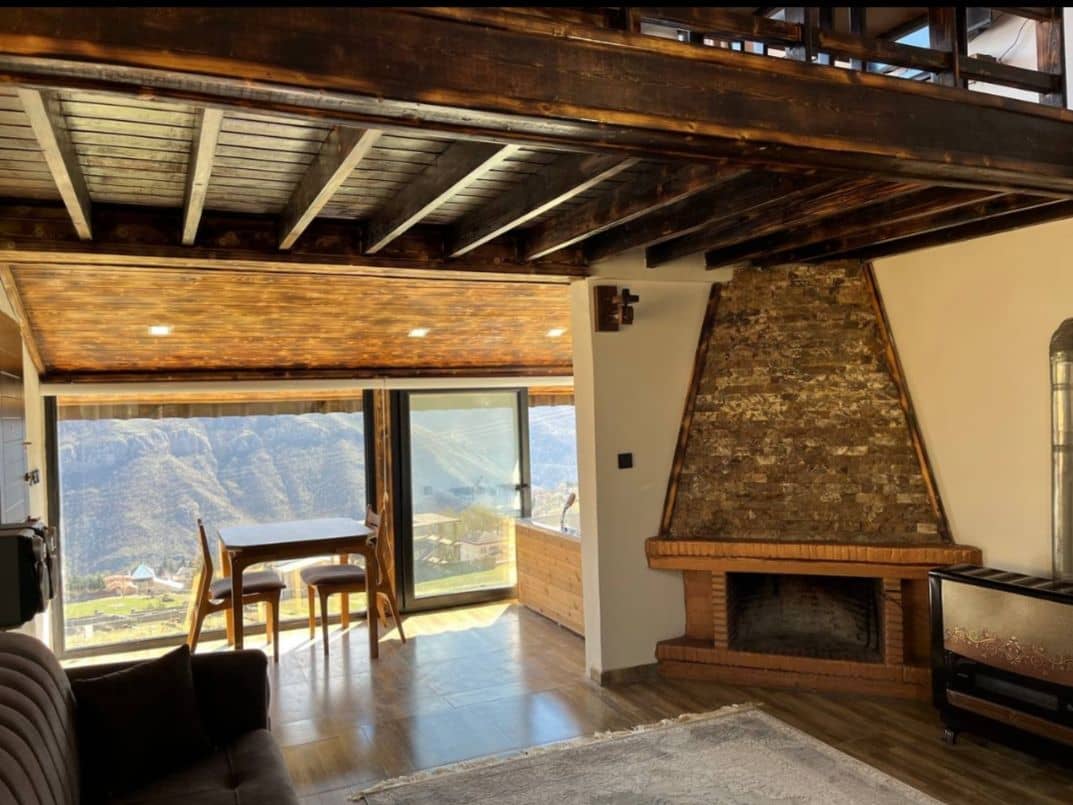 ویلا کوهستانی با جکوزی در روستای طویر مرزن آباد