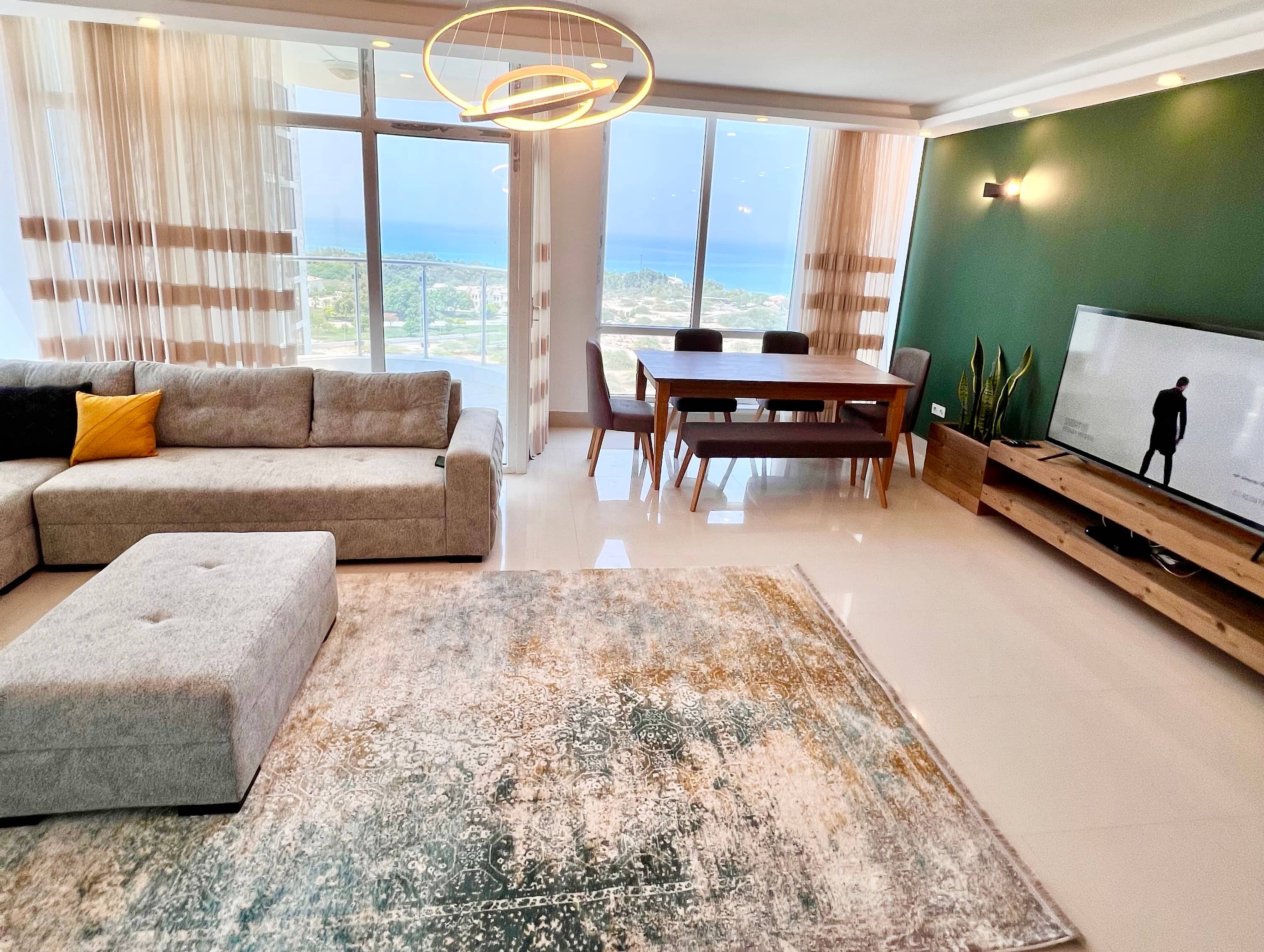 آپارتمان مبله در شهر افتاب کیش با ویو دریا