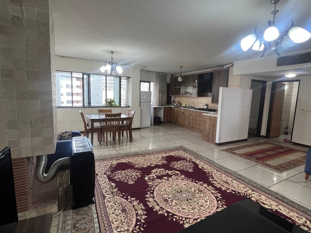 اجاره آپارتمان دوخواب مبله در چمران - واحد 5شمالی