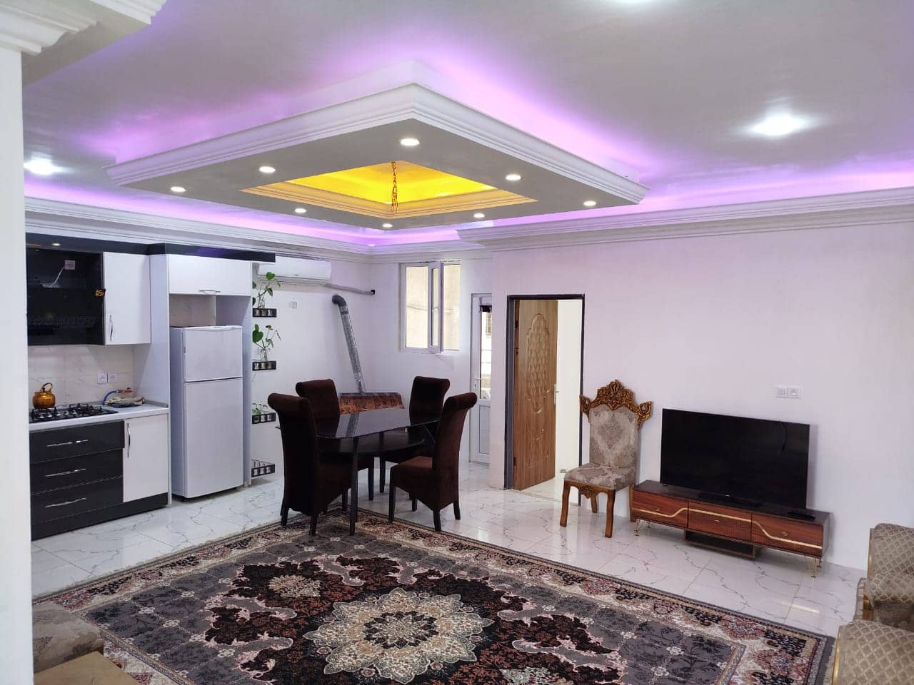 اجاره منزل مبله ساحلی در فرح آباد - دوخوابه