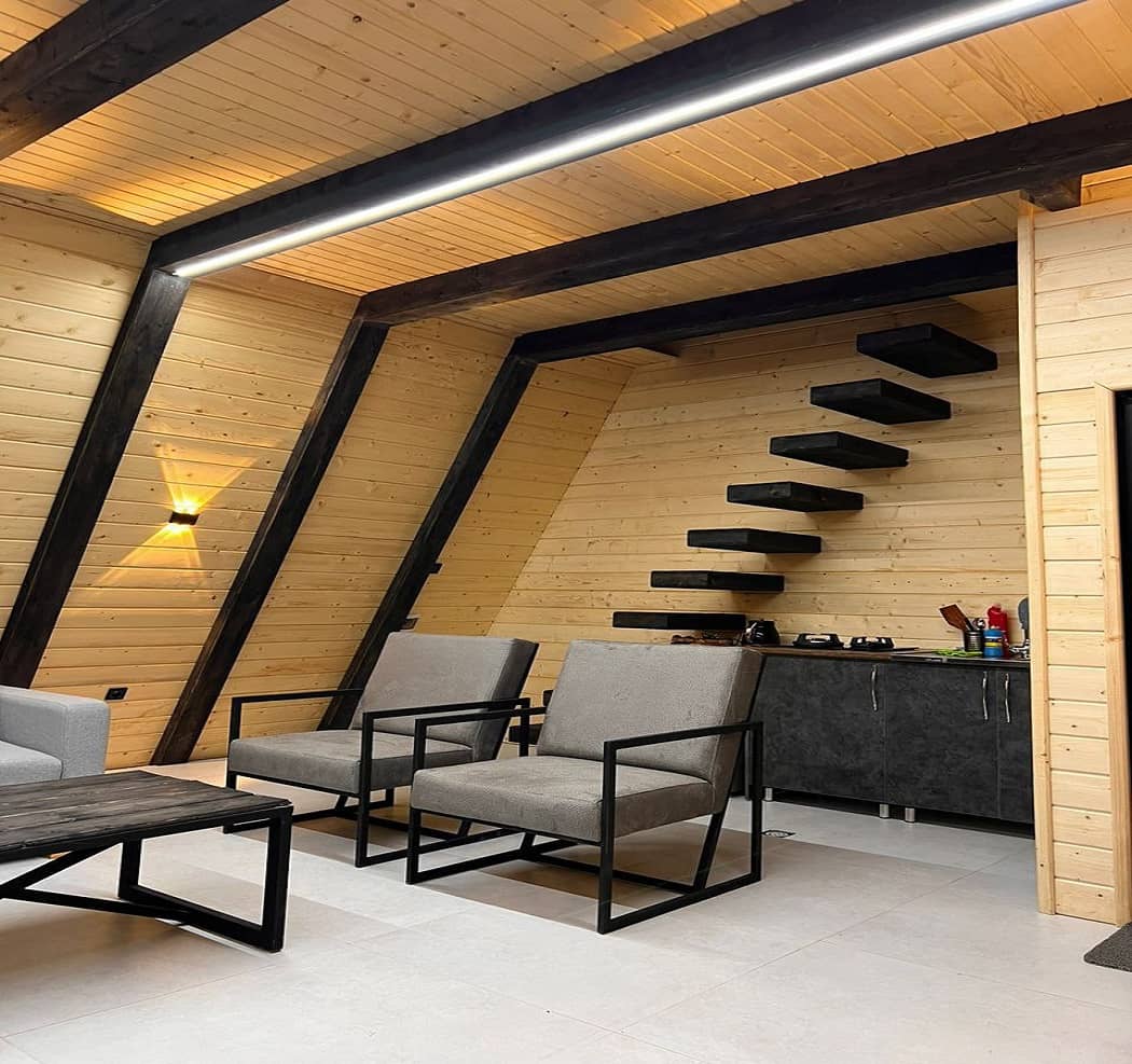 اجاره کلبه سوئیسی دوبلکس در لیره سر تنکابن - 2