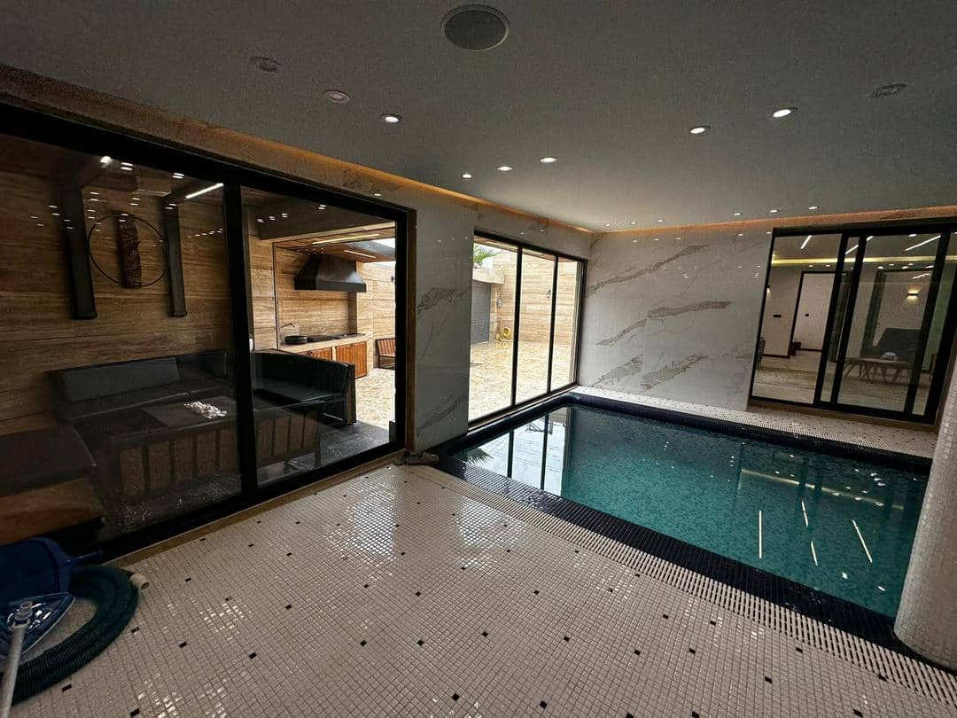 اجاره ویلا با استخر سرپوشیده در بنه کنار - شالیزار