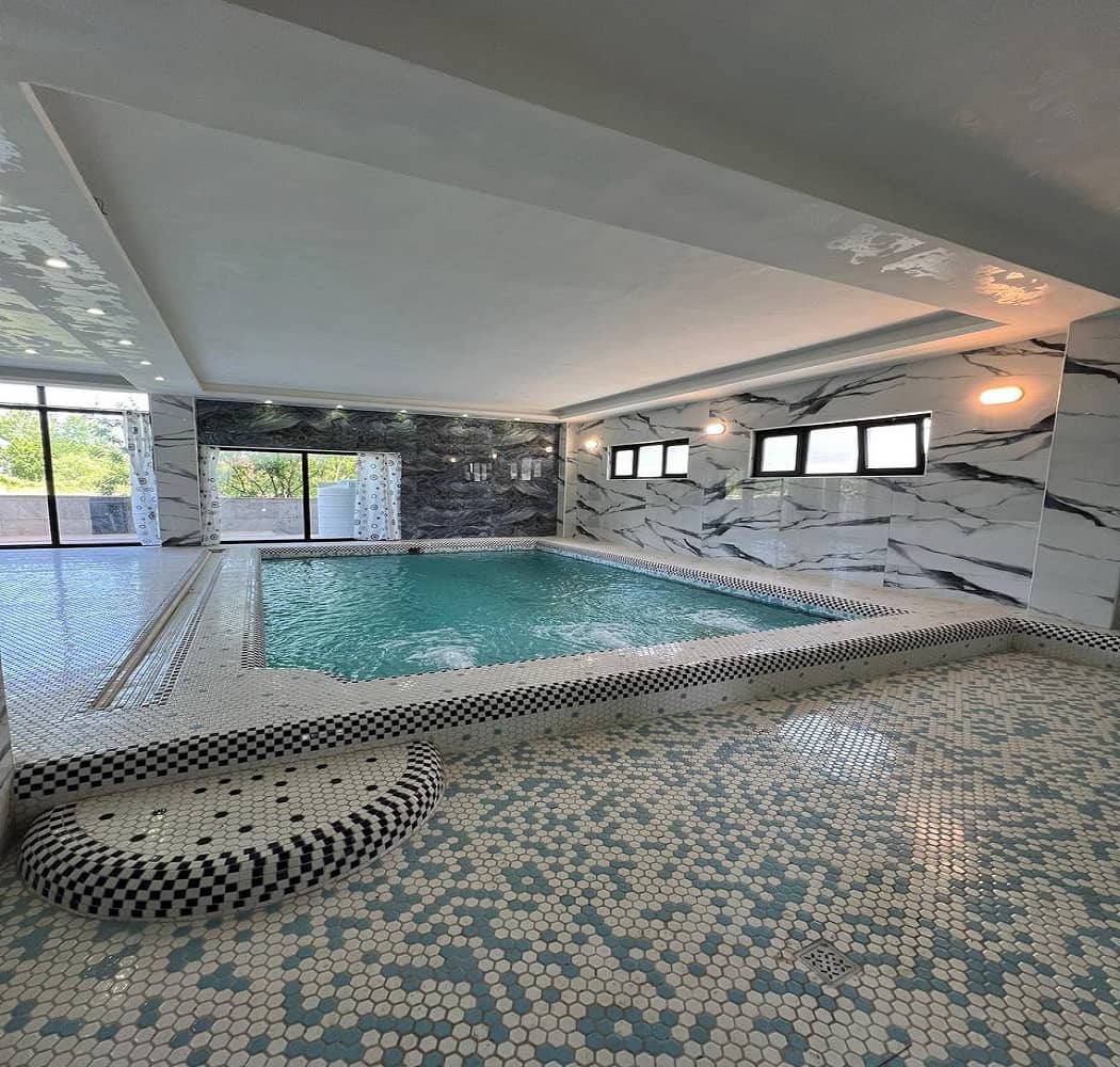 ویلا با استخر سرپوشیده آبگرم در هچیرود - گلبو