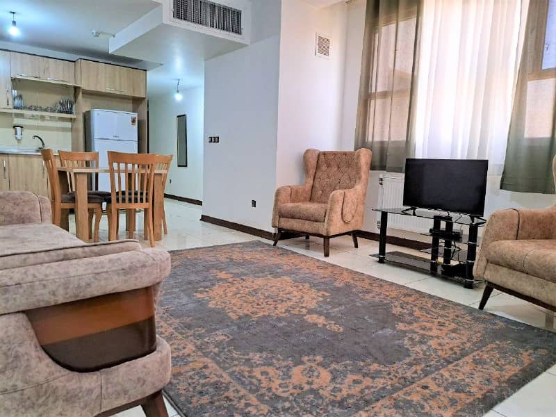 اجاره آپارتمان مبله بلوار هجرت شیراز دو خوابه طبقه دو