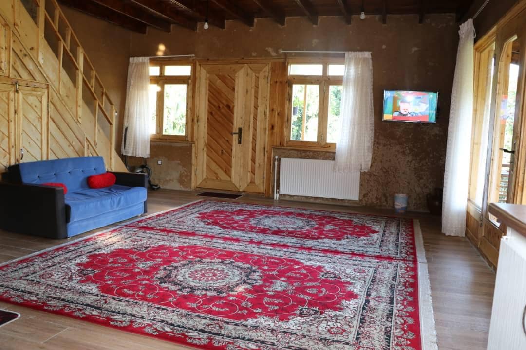 اجاره کلبه چوبی جنگلی دوبلکس در رمک رامسر