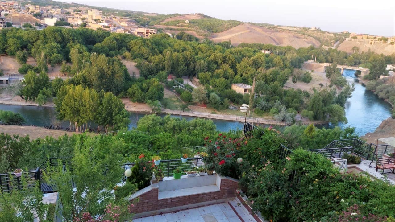 رزرو منزل دوخواب در چمعالی سامان با ویو رودخانه