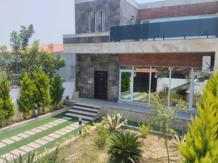 ویلا نزدیک ساحل در بیشه کلا شمالی سرخرود نما ویلا