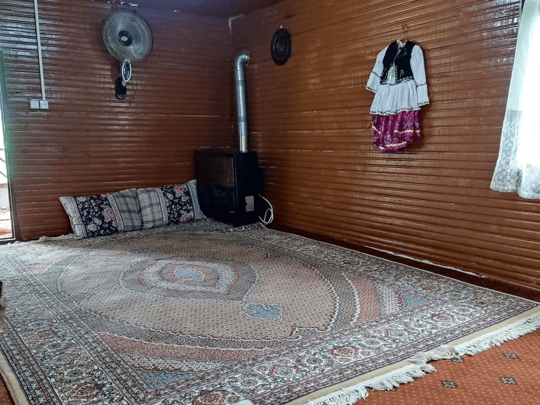 اجاره کلبه چوبی جنگلی در روستا دران شاندرمن - ماسال نما کلبه چوبی