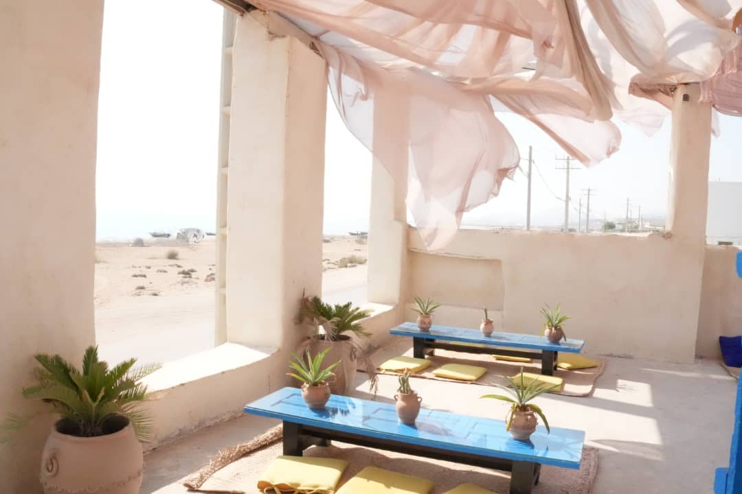 بومگردی ساحلی در روستای گامبرون سلخ - قشم محوطه