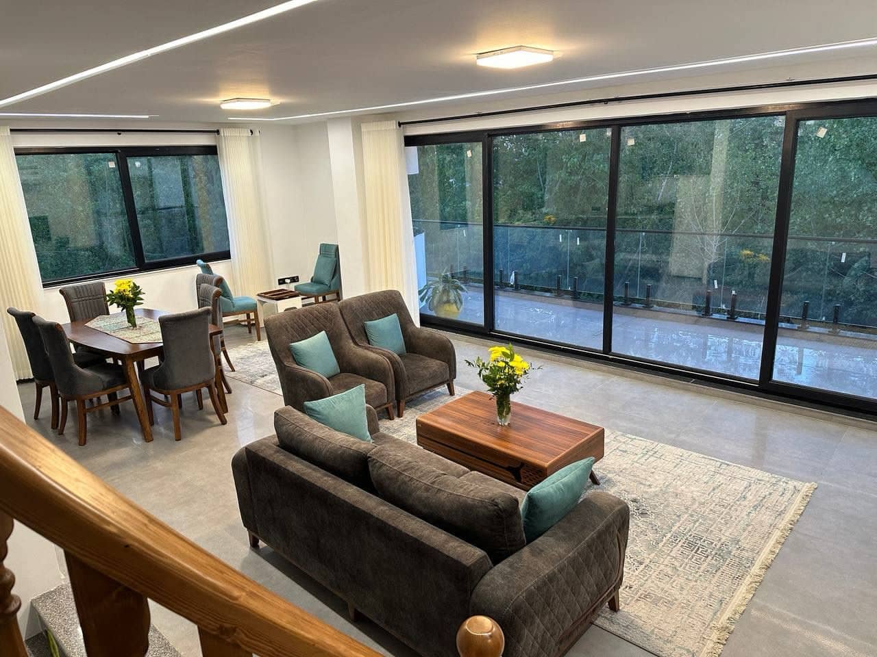 ویلا با استخر سرپوشیده آبگرم و جکوزی در روستای رودپشت محمودآباد نما ویلا