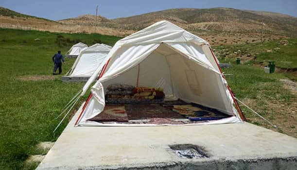 چادر عشایری در کوهرنگ چلگرد
