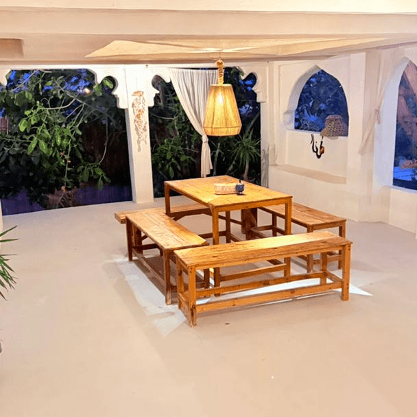 اقامتگاه بومگردی با استخر روباز آب سرد در سلخ قشم - چهار تخته اتاق